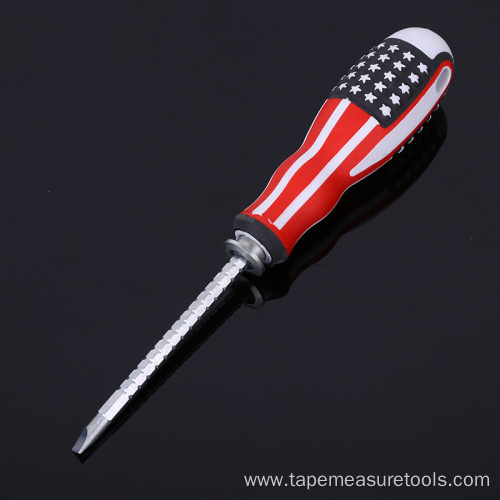 U.S. flag handle multipurpose screwdriver